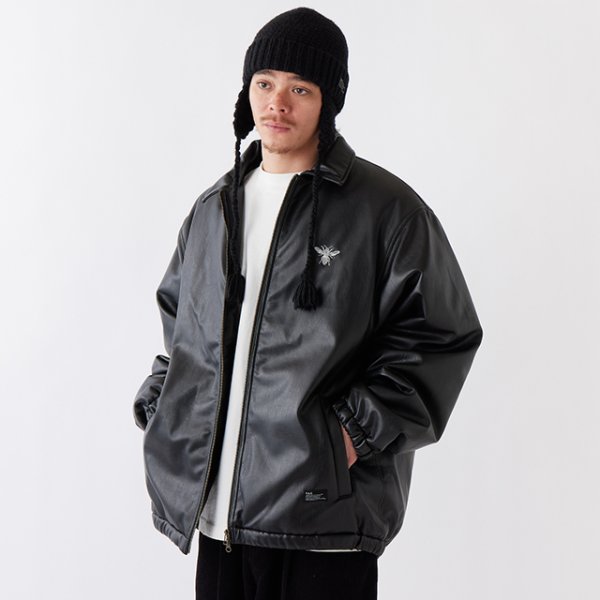 画像3: FAT｜BEEZZLER ZIPブルゾン｜BLACK (3)