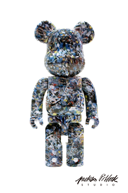 SYNC/BE@RBRICK Jackson Pollock Studio 400% ベアブリック - BOUNCE